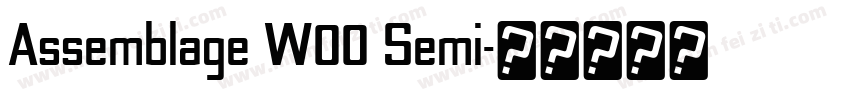 Assemblage W00 Semi字体转换